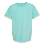 Comfort Colors - Garment-Dyed Youth Heavyweight T-Shirt - 9018 - Chalky Mint - Front view
