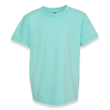 Comfort Colors - Garment-Dyed Youth Heavyweight T-Shirt - 9018 - Chalky Mint - Front view