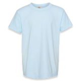Comfort Colors - Garment-Dyed Youth Heavyweight T-Shirt - 9018 - Chambray - Front view
