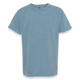 Comfort Colors - Garment-Dyed Youth Heavyweight T-Shirt - 9018 - Ice Blue - Front view