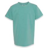 Comfort Colors - Garment-Dyed Youth Heavyweight T-Shirt - 9018 - Seafoam - Front view