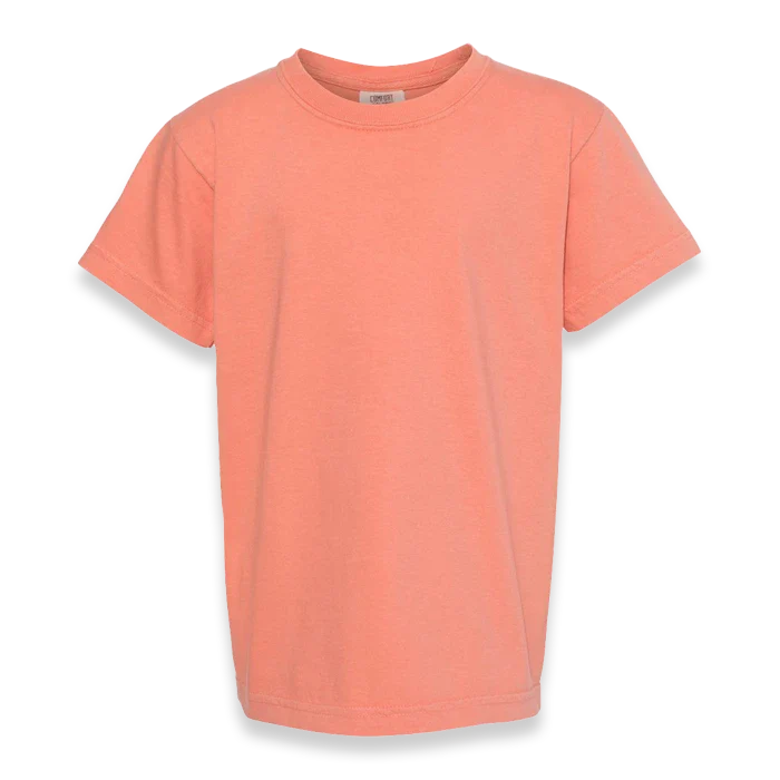 Comfort Colors - Garment-Dyed Youth Heavyweight T-Shirt - 9018 - Terracotta - Front view
