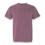 Comfort Colors - Garment-Dyed Heavyweight Pocket T-Shirt - 6030 - Berry - Front view