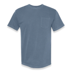 Comfort Colors - Garment-Dyed Heavyweight Pocket T-Shirt - 6030 - Blue Jean - Front view