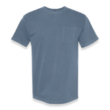 Comfort Colors - Garment-Dyed Heavyweight Pocket T-Shirt - 6030 - Blue Jean - Front view