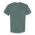 Comfort Colors - Garment-Dyed Heavyweight Pocket T-Shirt - 6030 - Blue Spruce - Front view