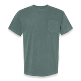 Comfort Colors - Garment-Dyed Heavyweight Pocket T-Shirt - 6030 - Blue Spruce - Front view