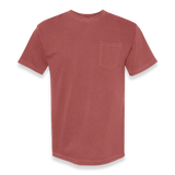 Comfort Colors - Garment-Dyed Heavyweight Pocket T-Shirt - 6030 - Brick - Front view