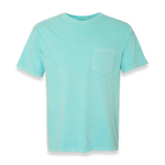 Comfort Colors - Garment-Dyed Heavyweight Pocket T-Shirt - 6030 - Chalky Mint - Front view