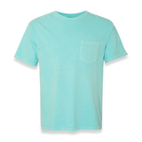 Comfort Colors - Garment-Dyed Heavyweight Pocket T-Shirt - 6030 - Chalky Mint - Front view