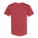 Comfort Colors - Garment-Dyed Heavyweight Pocket T-Shirt - 6030 - Chili - Front view