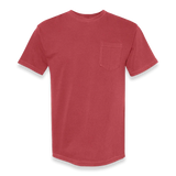 Comfort Colors - Garment-Dyed Heavyweight Pocket T-Shirt - 6030 - Chili - Front view