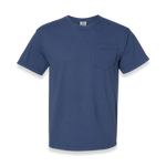 Comfort Colors - Garment-Dyed Heavyweight Pocket T-Shirt - 6030 - China Blue - Front view