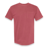 Comfort Colors - Garment-Dyed Heavyweight Pocket T-Shirt - 6030 - Crimson - Front view
