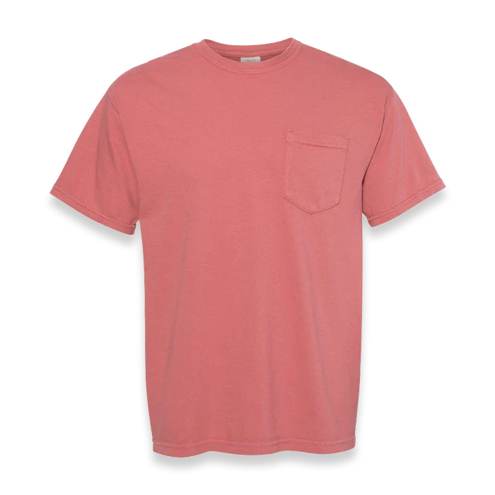 Comfort Colors - Garment-Dyed Heavyweight Pocket T-Shirt - 6030 - Cumin - Front view
