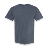Comfort Colors - Garment-Dyed Heavyweight Pocket T-Shirt - 6030 - Denim - Front view