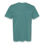 Comfort Colors - Garment-Dyed Heavyweight Pocket T-Shirt - 6030 - Emerald - Front view