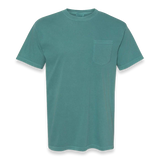 Comfort Colors - Garment-Dyed Heavyweight Pocket T-Shirt - 6030 - Emerald - Front view