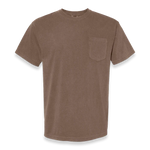 Comfort Colors - Garment-Dyed Heavyweight Pocket T-Shirt - 6030 - Espresso - Front view