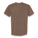 Comfort Colors - Garment-Dyed Heavyweight Pocket T-Shirt - 6030 - Espresso - Front view