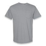 Comfort Colors - Garment-Dyed Heavyweight Pocket T-Shirt - 6030 - Granite - Front view