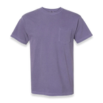 Comfort Colors - Garment-Dyed Heavyweight Pocket T-Shirt - 6030 - Grape - Front view
