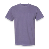 Comfort Colors - Garment-Dyed Heavyweight Pocket T-Shirt - 6030 - Grape - Front view