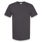 Comfort Colors - Garment-Dyed Heavyweight Pocket T-Shirt - 6030 - Graphite - Front view