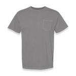 Comfort Colors - Garment-Dyed Heavyweight Pocket T-Shirt - 6030 - Grey - Front view