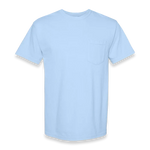 Comfort Colors - Garment-Dyed Heavyweight Pocket T-Shirt - 6030 - Hydrangea - Front view