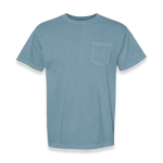 Comfort Colors - Garment-Dyed Heavyweight Pocket T-Shirt - 6030 - Ice Blue - Front view