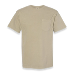 Comfort Colors - Garment-Dyed Heavyweight Pocket T-Shirt - 6030 - Khaki - Front view
