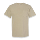 Comfort Colors - Garment-Dyed Heavyweight Pocket T-Shirt - 6030 - Khaki - Front view