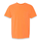 Comfort Colors - Garment-Dyed Heavyweight Pocket T-Shirt - 6030 - Melon - Front view