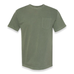 Comfort Colors - Garment-Dyed Heavyweight Pocket T-Shirt - 6030 - Moss - Front view