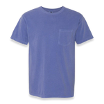 Comfort Colors - Garment-Dyed Heavyweight Pocket T-Shirt - 6030 - Periwinkle - Front view
