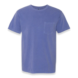 Comfort Colors - Garment-Dyed Heavyweight Pocket T-Shirt - 6030 - Periwinkle - Front view