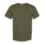 Comfort Colors - Garment-Dyed Heavyweight Pocket T-Shirt - 6030 - Sage - Front view