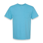 Comfort Colors - Garment-Dyed Heavyweight Pocket T-Shirt - 6030 - Sapphire - Front view