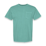 Comfort Colors - Garment-Dyed Heavyweight Pocket T-Shirt - 6030 - Seafoam - Front view