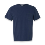 Comfort Colors - Garment-Dyed Heavyweight Pocket T-Shirt - 6030 - True Navy - Front view