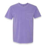 Comfort Colors - Garment-Dyed Heavyweight Pocket T-Shirt - 6030 - Violet - Front view