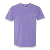 Comfort Colors - Garment-Dyed Heavyweight Pocket T-Shirt - 6030 - Violet - Front view