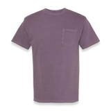 Comfort Colors - Garment-Dyed Heavyweight Pocket T-Shirt - 6030 - Wine - Front view