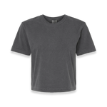 Front view of Comfort Colors 3023CL women's garment-dyed heavyweight boxy t-shirt in Pepper