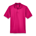 Devon & Jones CrownLux Performance Men's Plaited Polo DG20 - Crown Raspberry - Front view