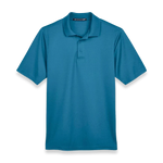 Devon & Jones CrownLux Performance Men's Plaited Polo DG20 - Dark Teal - Front view