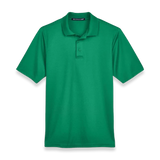 Devon & Jones CrownLux Performance Men's Plaited Polo DG20 - Kelly Green - Front view