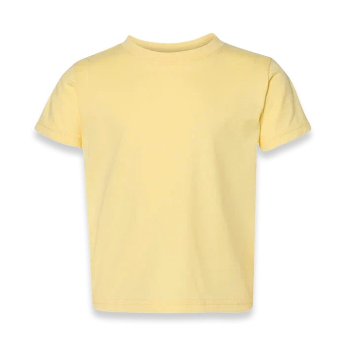 Rabbit Skins - Toddler Fine Jersey T-Shirt - 3321 - Butter - Front view