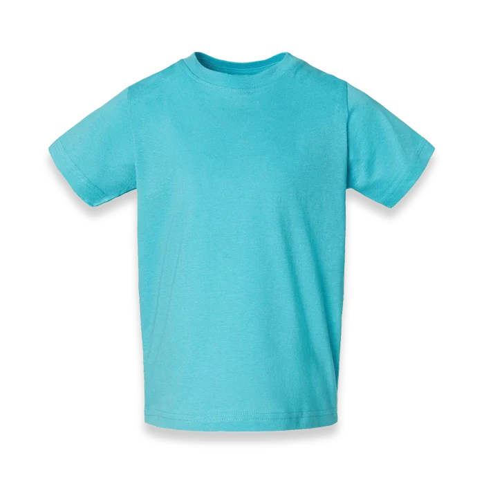 Rabbit Skins - Toddler Fine Jersey T-Shirt - 3321 - Caribbean - Front view